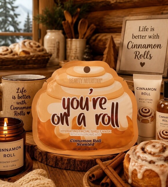 Other - VIRAL 'You're On A Roll' Cinnamon Roll Hydrating Sheet Mask